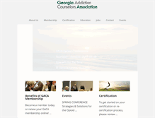 Tablet Screenshot of gaca.org